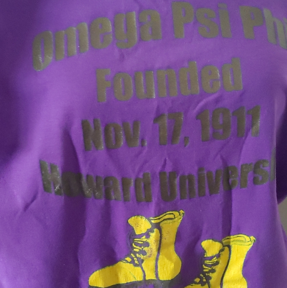 Omega Psi Phi T Shirt Howard Univ